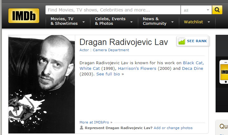 Dragan Radivojevic Lav - IMDb