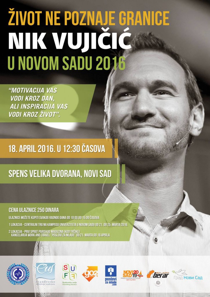 Nik Vujicic - Novi Sad