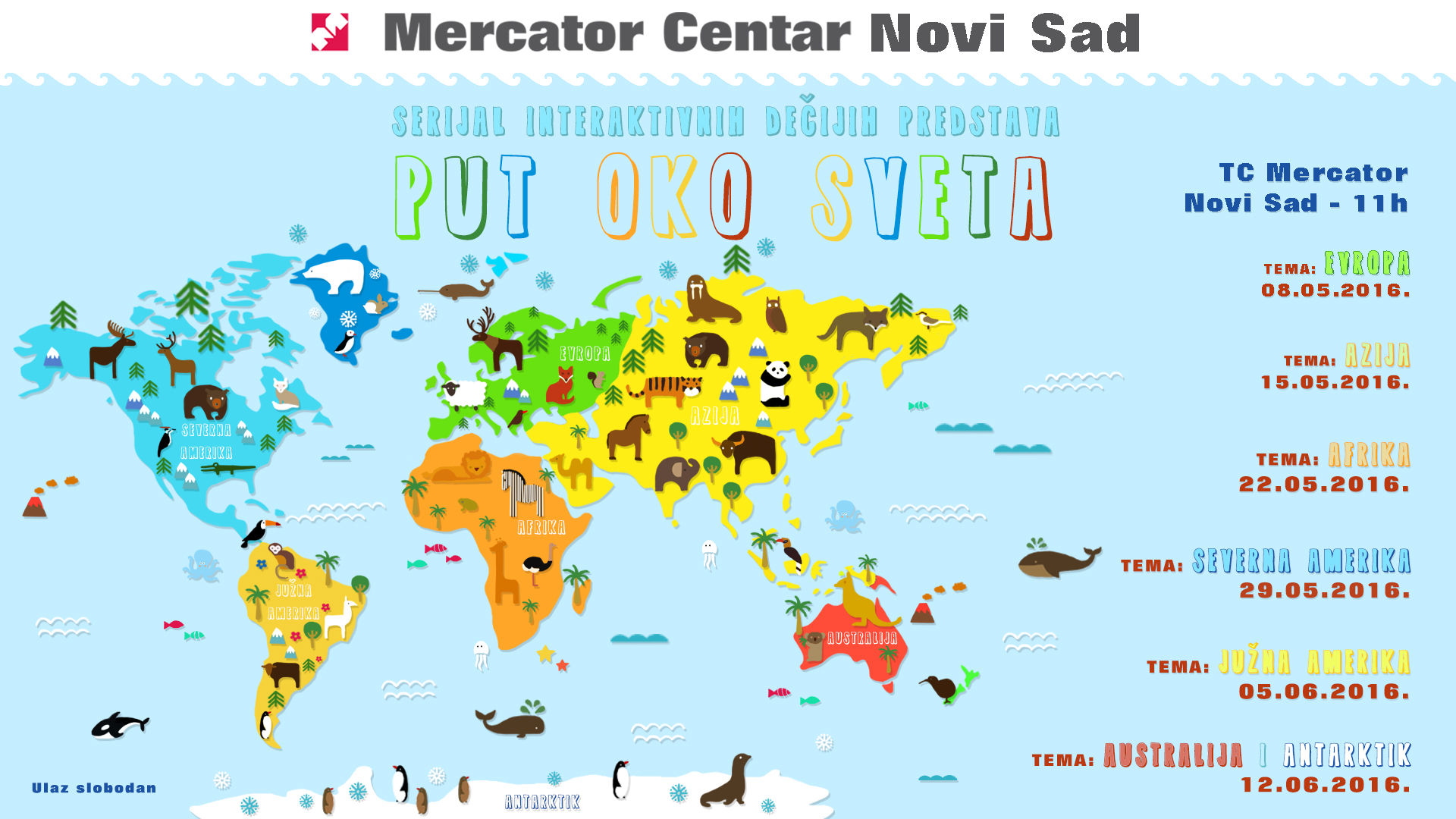 Mercator Put oko sveta NOVI SAD