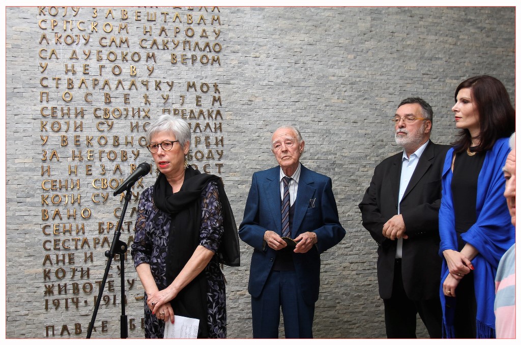 Otvaranje izlozbe govori J. Jovanov, foto B. Lucic